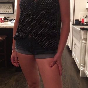 Low rise, short shorts